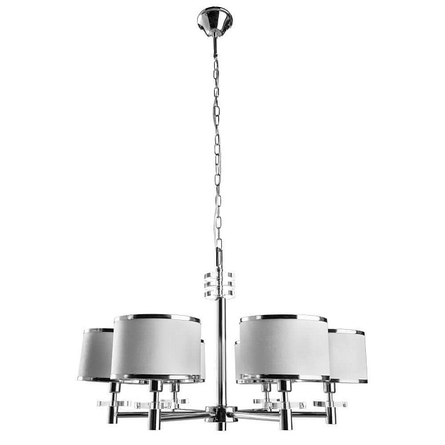 Подвесная люстра Arte Lamp Furore A3990LM-6CC изображение 1 Подвесная люстра Arte Lamp Furore A3990LM-6CC Фото № 1