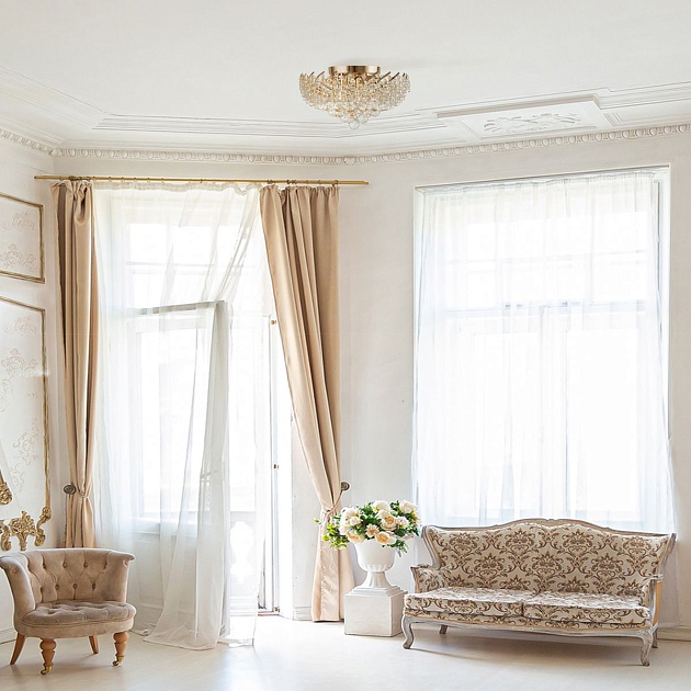 Потолочная люстра Maytoni Karolina DIA120-06-G Фото № 8