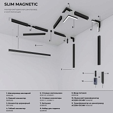 Трековый светодиодный светильник Elektrostandard Slim Magnetic 85077/01 a063540 1