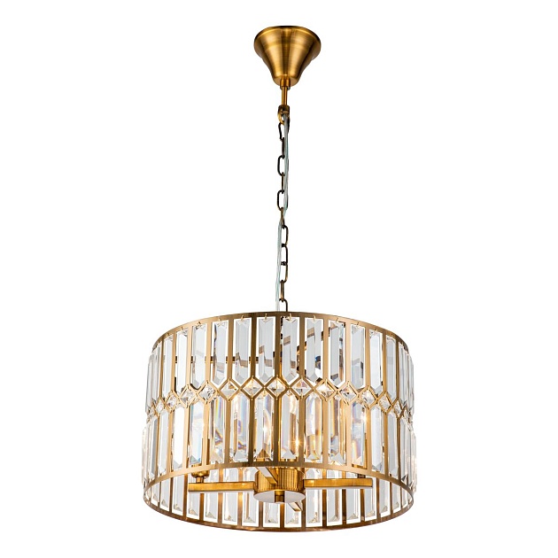 Подвесная люстра iLamp Triumph 6122-420 Brass Фото № 1