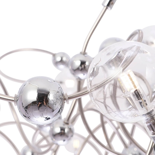 Подвесная люстра Crystal Lux Medusa SP30 Chrome Фото № 3