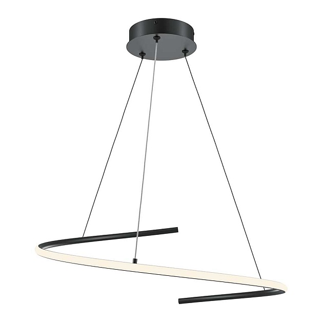 Подвесной светодиодный светильник Maytoni Curve MOD242PL-L33BK Фото № 1