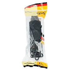 Розетка тройная переносная 2P+PE Stekker Одри с крышкой черный RST16-23-44 32739 1