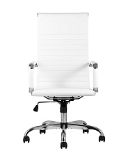 Офисное кресло TopChairs City белое D-101H white 1