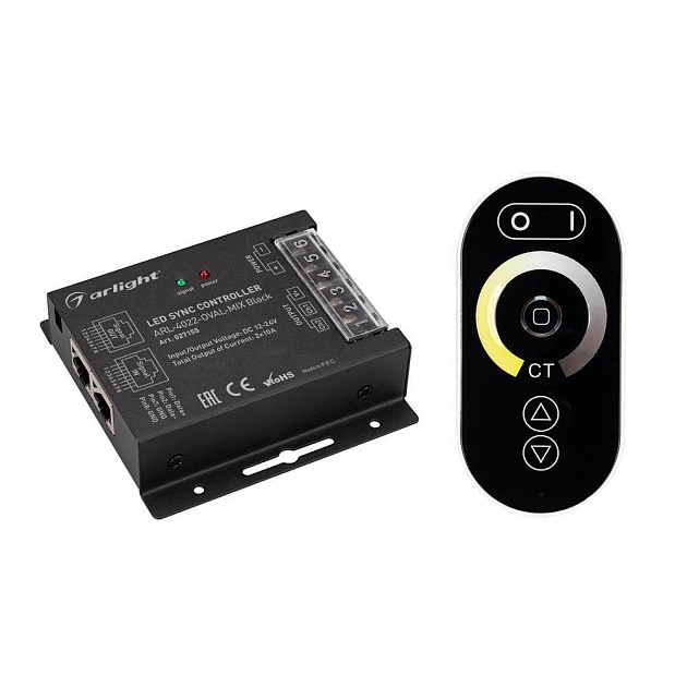 Контроллер Arlight ARL-4022-Oval-Mix Black 027155 изображение 1 Контроллер Arlight ARL-4022-Oval-Mix Black 027155 Фото № 1