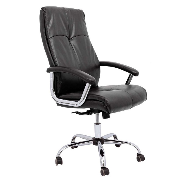 Кресло руководителя AksHome Marsel чёрный бриллиант, экокожа 79705 изображение 1 Кресло руководителя AksHome Marsel чёрный бриллиант, экокожа 79705 Фото № 1