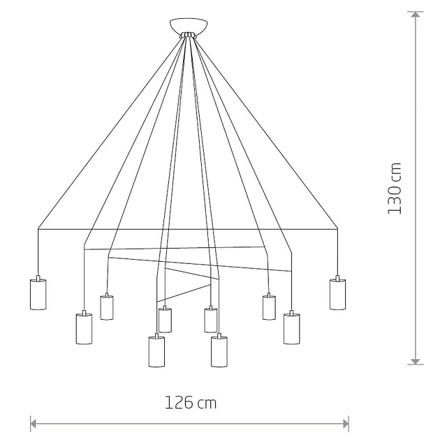Подвесная люстра Nowodvorski Imbria 7954 Фото № 2