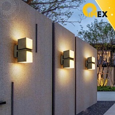 Уличный настенный светильник IMEX IL.0014.0026-2-BK 2