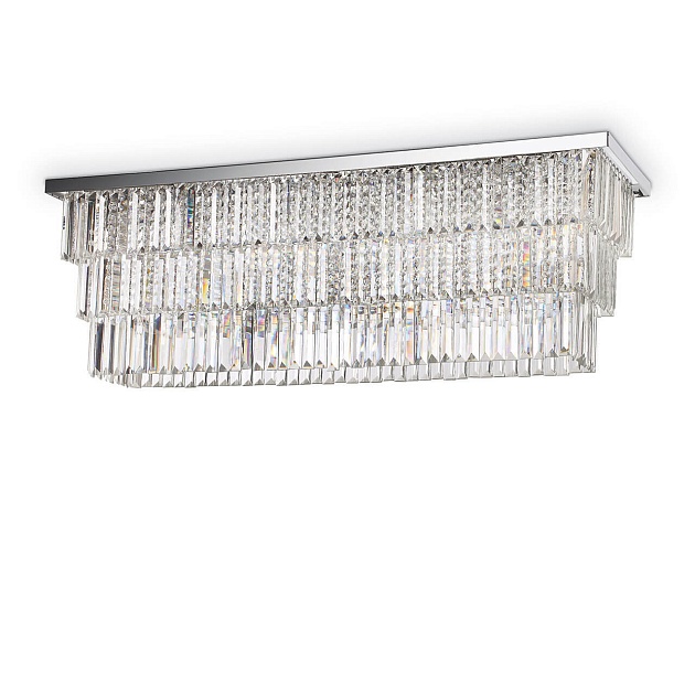 Подвесная люстра Ideal Lux Martinez PL8 Cromo 166285 изображение 1 Подвесная люстра Ideal Lux Martinez PL8 Cromo 166285 Фото № 1