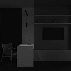 Трековый подвесной светильник Voltega Эксилайт / Exilight VGL041-4-12W3K-M-DS-B 3