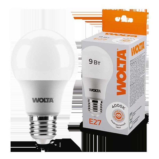 Светодиодная лампа WOLTA 25S60BL9E27 Фото № 1