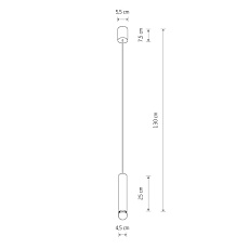 Подвесной светильник Nowodvorski Baton 7851 1