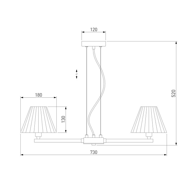 Подвесная люстра Eurosvet Peony 60136/6 хром/графит изображение 2 Подвесная люстра Eurosvet Peony 60136/6 хром/графит Фото № 2