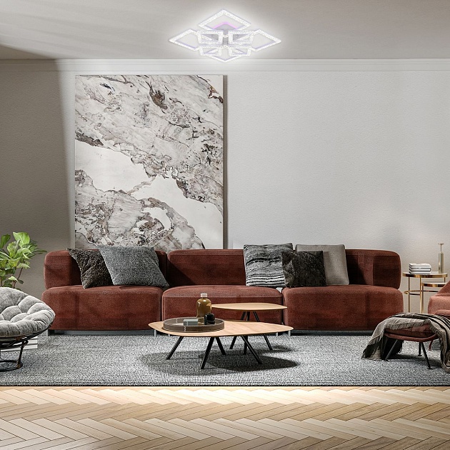 Потолочная светодиодная люстра Escada Aquarius 10287/8LED BL Фото № 2