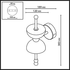 Настенный светильник Odeon Light Feliz L-Vision 6685/7WL 1