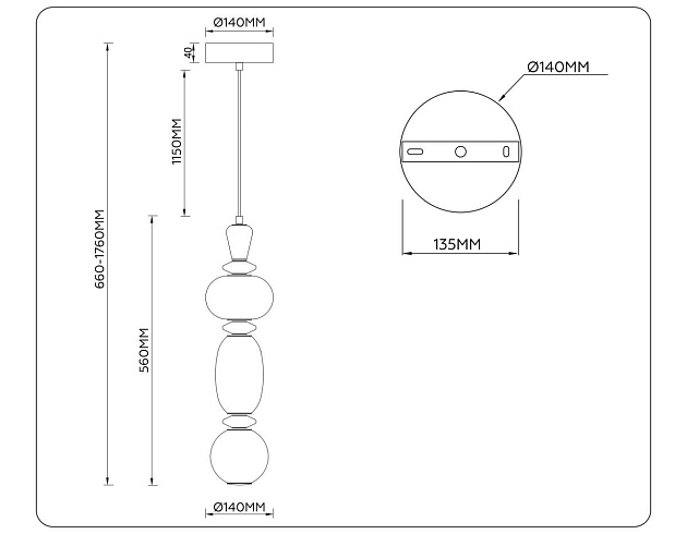 Люстра Ambrella Light HIGH LIGHT LH53142 Фото № 5