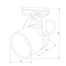 Трековый светодиодный светильник TK Lighting 4144 Tracer 2