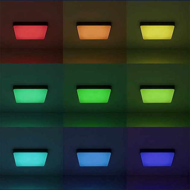 Потолочный светодиодный светильник с пультом ДУ Citilux Купер RGB Черный CL724K105G1 Фото № 7