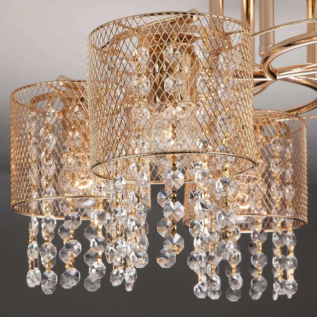 Потолочный светильник Eurosvet 30137/5 золото изображение 2 Потолочный светильник Eurosvet 30137/5 золото Фото № 2