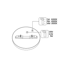 Встраиваемый светильник Nowodvorski Multi Led M White 11357 3
