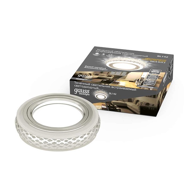 Встраиваемый светильник Gauss Backlight с подсветкой BL142 изображение 7 Встраиваемый светильник Gauss Backlight с подсветкой BL142 Фото № 7