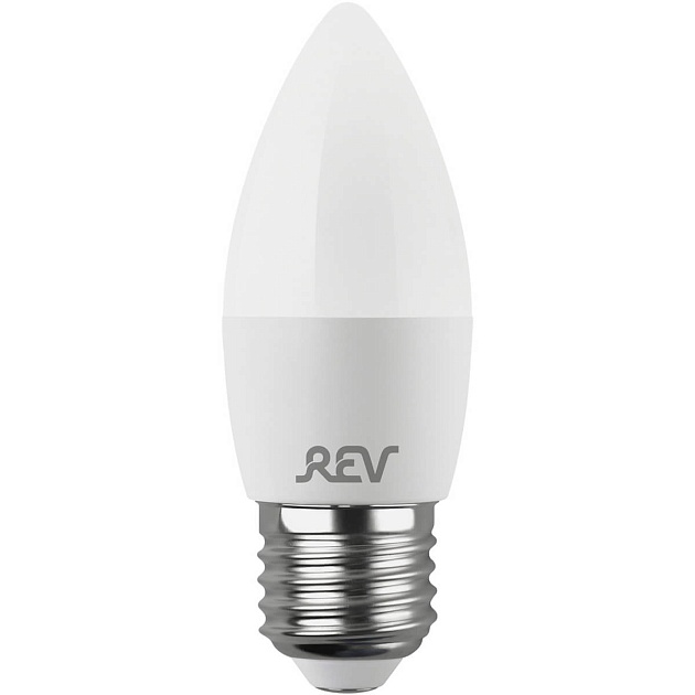 Лампа светодиодная REV C37 Е27 5W 2700K теплый свет свеча 32273 3 фото 2