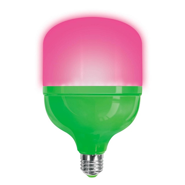Лампа светодиодная для растений Uniel E27 20W матовая LED-M80-20W/SPSB/E27/FR PLS55GR UL-00006261 фото 