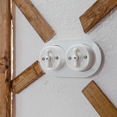 Рамка Werkel на 2 поста Favorit Runda белый W0025101 4690389166440 1