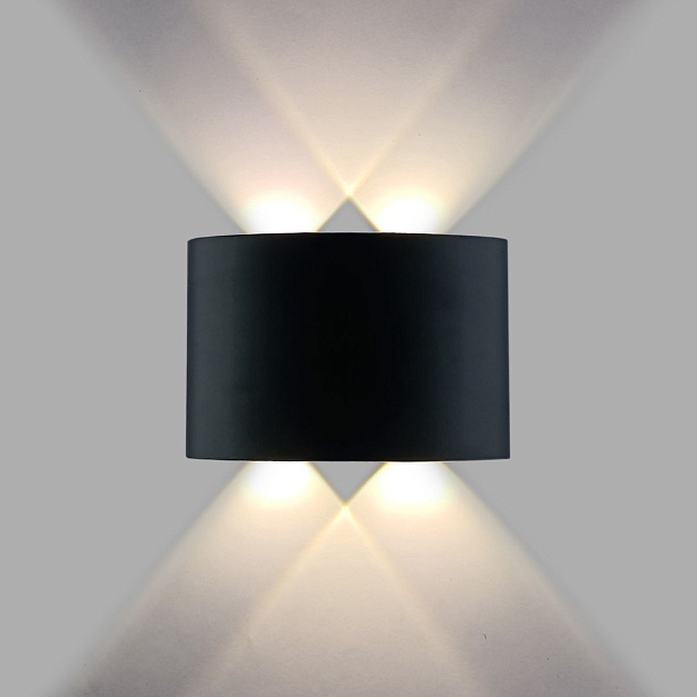 Настенный светодиодный светильник IMEX Cross IL.0014.0001-4 BK фото 5