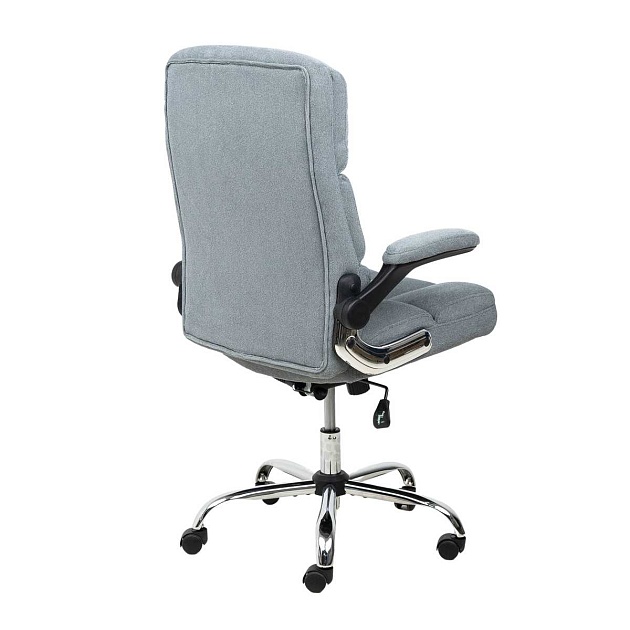 Кресло руководителя AksHome Caesar серый, велюр 86365 изображение 10 Кресло руководителя AksHome Caesar серый, велюр 86365 Фото № 10