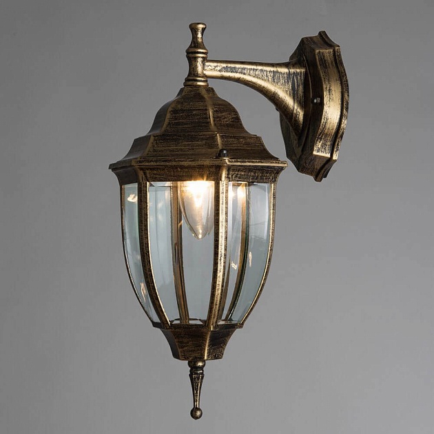 Уличный настенный светильник Arte Lamp Pegasus A3152AL-1BN изображение 4 Уличный настенный светильник Arte Lamp Pegasus A3152AL-1BN Фото № 4