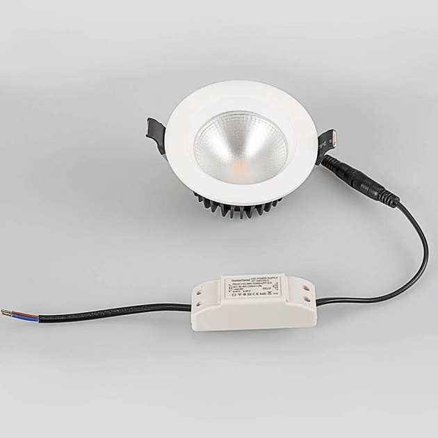 Встраиваемый светодиодный светильник Arlight LTD-105WH-Frost-9W Warm White 110deg 021067 фото 2