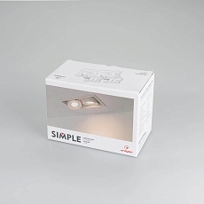 Встраиваемый светодиодный светильник Arlight CL-Simple-S148x80-2x9W Warm3000 026876 1