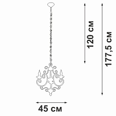 Подвесная люстра Vitaluce V1094-0/3 2