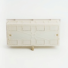 Бокс встраиваемый Stekker EBX50-2/12-20 12 модулей, белый, пластик, серия Standart 49637 5