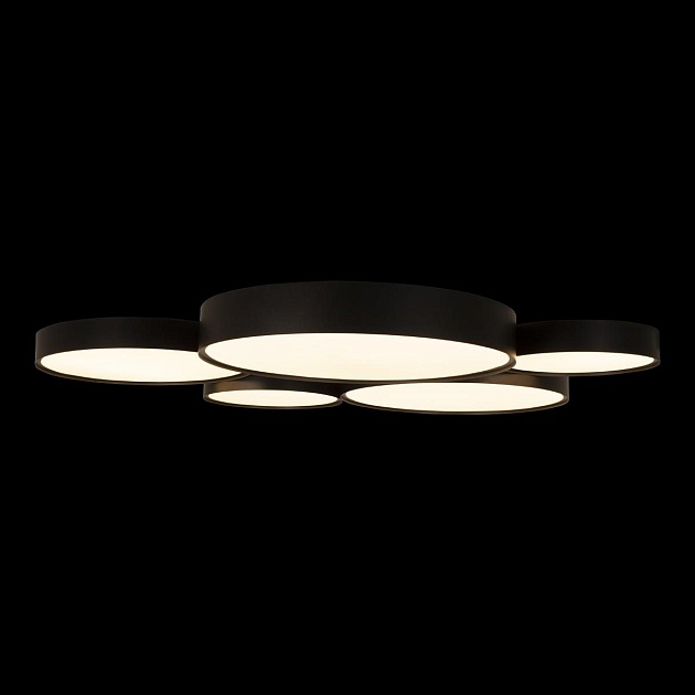 Потолочная светодиодная люстра Loft IT Drum 10218 Black Фото № 2