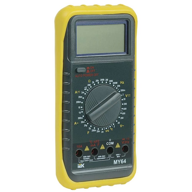 Мультиметр цифровой PROFESSIONAL MY64 IEK TMD-5S-064 Фото № 1