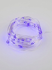 Светодиодная гирлянда Uniel Роса фиолетовый ULD-S0500-050/SCB/2AA Purple IP20 Dew UL-00007185 2
