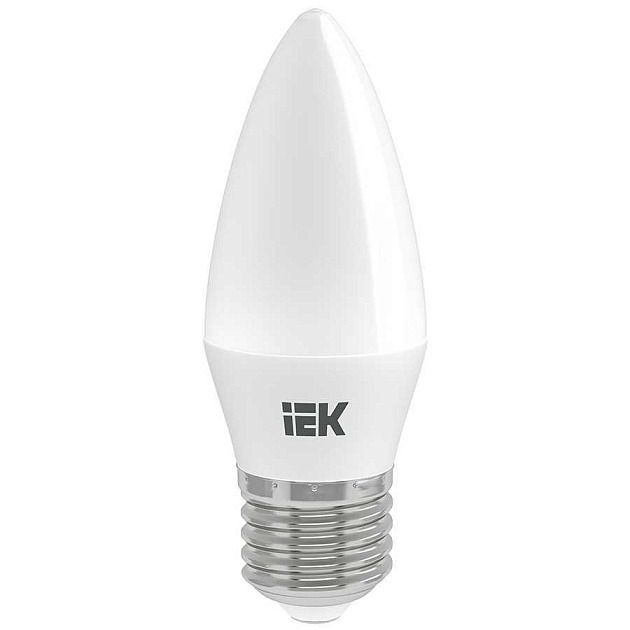 Лампа светодиодная IEK E14 7W 3000K матовая LLE-C35-07-230-30-E14-3 фото 3