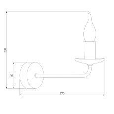 Бра TK Lighting 4611 Limal a065123 1