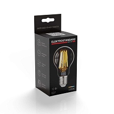 Лампа светодиодная филаментная Elektrostandard E27 12W 3300K прозрачная a048345 2
