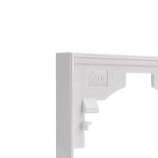 Рамка STRONG 2-постовая жемчуг KRANZ KR-78-0752-4 2
