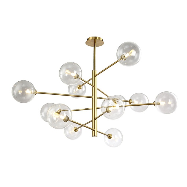 Подвесная люстра Crystal Lux Marzo SP12 Bronze/Transparente Фото № 5