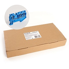 Зажим пружинный, 3-проводной проходной ЗНИ - 4.0 (JXB ST 4), синий Stekker 39970