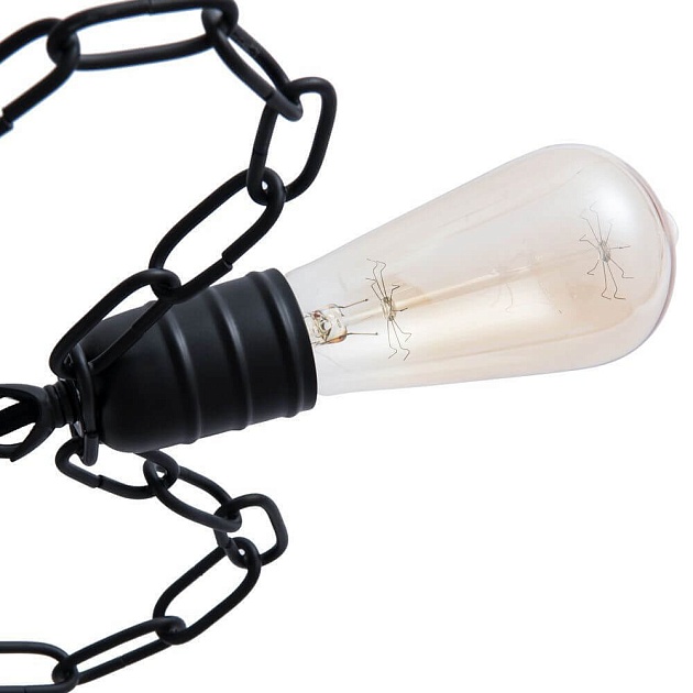 Потолочная люстра Arte Lamp A9344PL-5BK изображение 2 Потолочная люстра Arte Lamp A9344PL-5BK Фото № 2