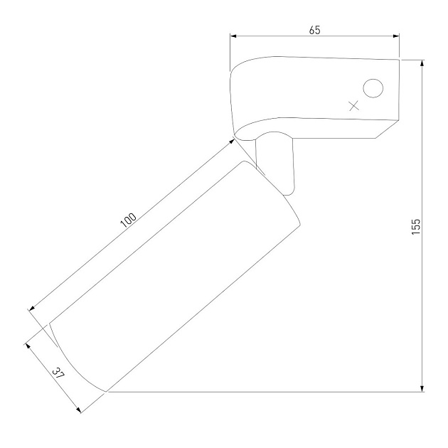Светодиодный спот Eurosvet Pitch 20143/1 LED белый Фото № 2