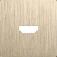 Накладка Werkel для розетки HDMI шампань рифленый WL10-HDMI-CP 4690389128332