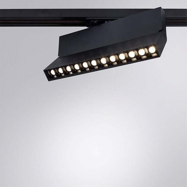 Трековый светодиодный светильник Arte Lamp Flash A4573PL-1BK изображение 2 Трековый светодиодный светильник Arte Lamp Flash A4573PL-1BK Фото № 2