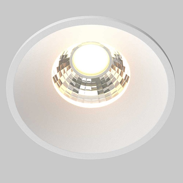 Встраиваемый светодиодный светильник Maytoni Round DL058-7W3K-W фото 4