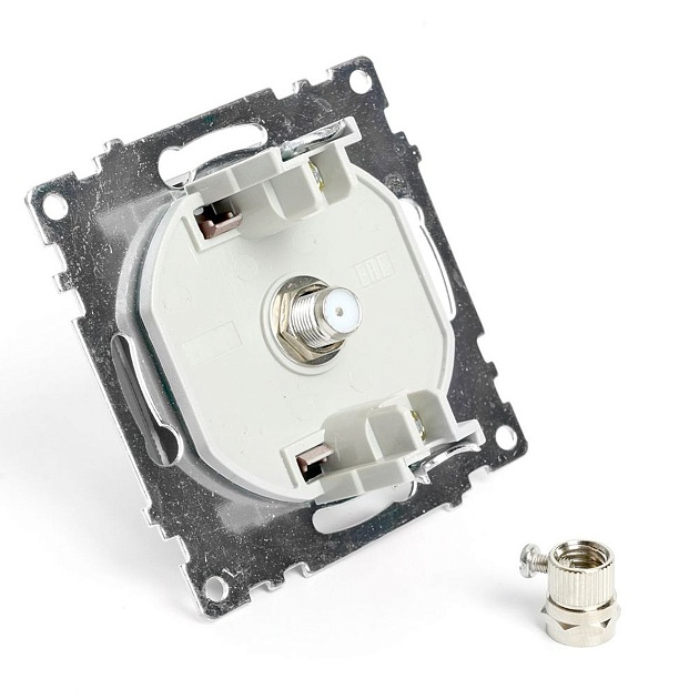 ТВ-розетка RJ-45 Stekker Катрин шоколад GLS00-7108-04 49024 Фото № 6